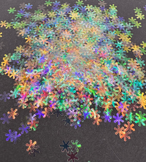 Iridescent Snowflakes