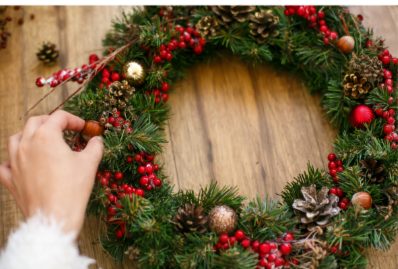 Holiday Wreath Scented Aroma Beads